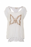 CREAM BUTTERFLY T-SHIRT 633053 - 001